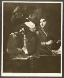Preti Mattia (Cavalier Calabrese) - sec. XVII - Concerto e zingara che legge la mano