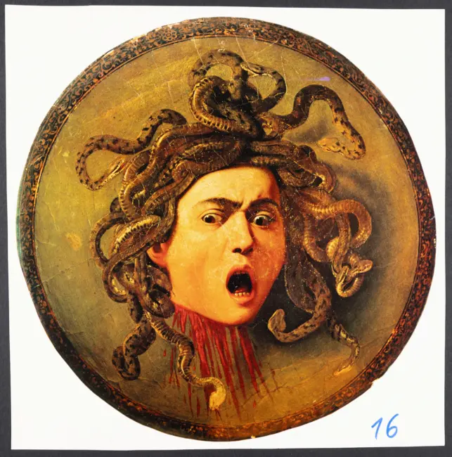 Merisi Michelangelo (Caravaggio) - sec. XVI - Testa di Medusa