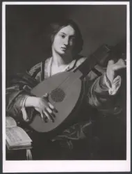 Suonatrice di liuto