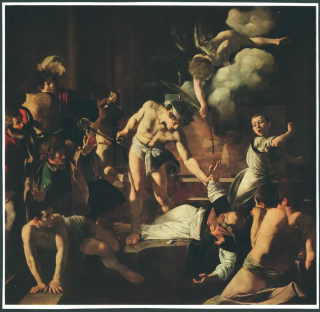 Merisi Michelangelo (Caravaggio) - sec. XVI - Martirio di san Matteo Evangelista