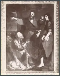San Pietro estrae la moneta dalla bocca del pesce