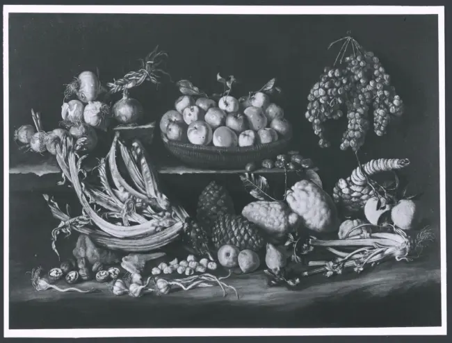 Natura morta con frutta e ortaggi