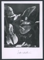 Santa Cecilia e un angelo