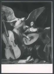 C. Saraceni. Santa Cecilia e l'Angelo (Roma, Gall. Naz. d'Arte Antica)