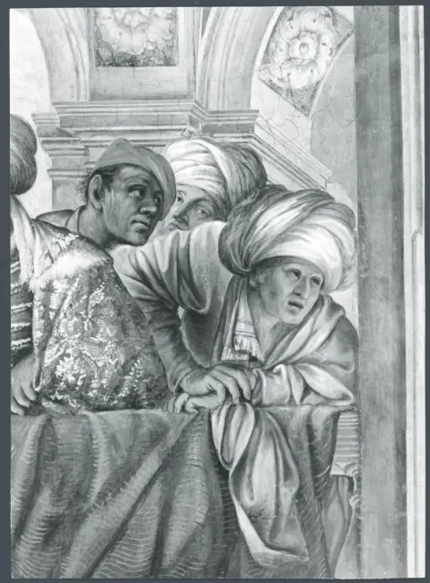 Saraceni Carlo - sec. XVII - Figure a una balconata