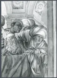 Saraceni Carlo - sec. XVII - Figure a una balconata