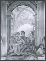Saraceni Carlo - sec. XVII - Figure a una balconata