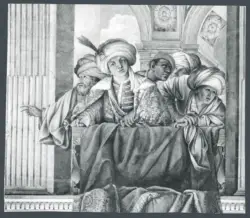Saraceni Carlo - sec. XVII - Figure a una balconata