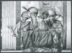Saraceni Carlo - sec. XVII - Figure a una balconata