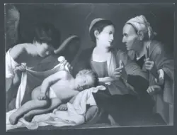 Madonna con Bambino, sant'Anna e un angelo