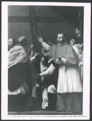 Roma, Chiesa di S. Lorenzo in Lucina - S. Carlo Borromeo porta in processione il Santo Chiodo (Carlo Saraceni)