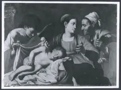 Madonna con Bambino, sant'Anna e un angelo