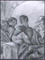 Saraceni Carlo - sec. XVII - Figure a una balconata