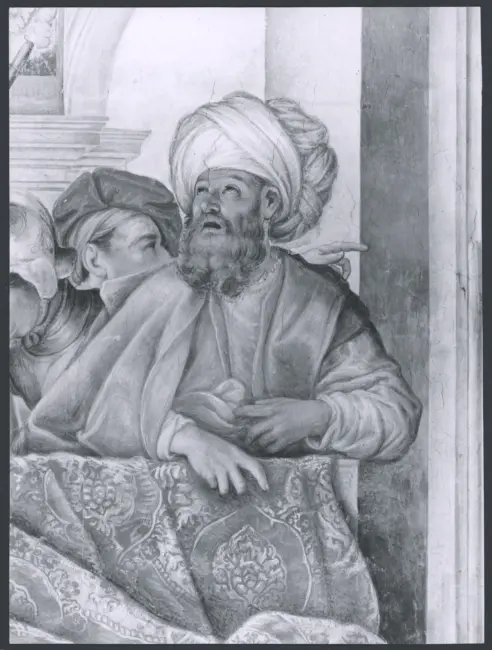 Saraceni Carlo - sec. XVII - Figure a una balconata