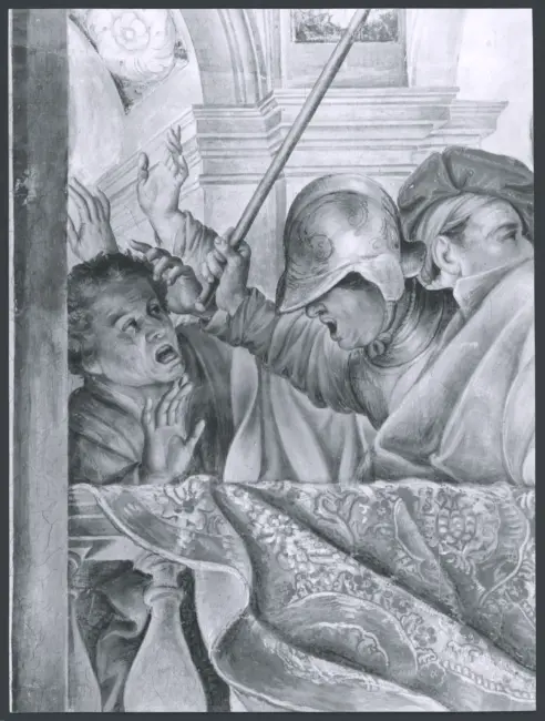 Saraceni Carlo - sec. XVII - Figure a una balconata