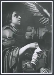 Anonimo caravaggesco fiammingo; Seghers Gerard (?) - sec. XVII - Estasi di san Francesco d'Assisi
