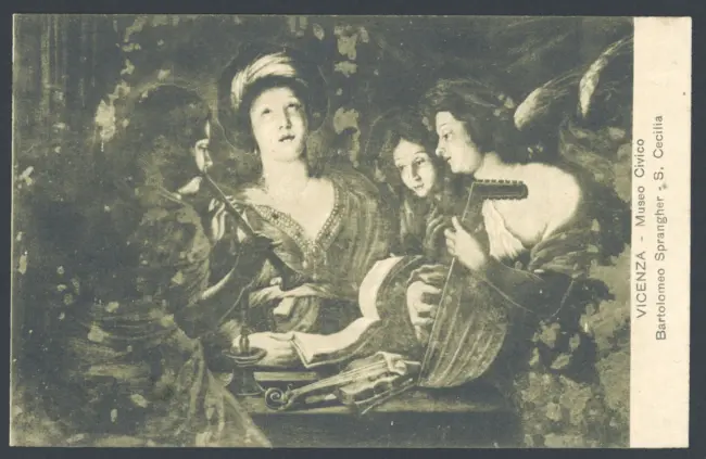 Vicenza - Museo Civico. Bartolomeo Sprangher - S. Cecilia
