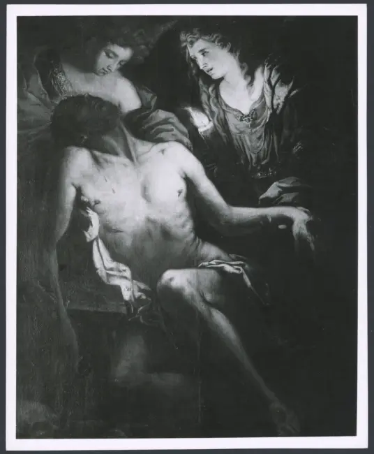 Seghers Gerard (scuola) - sec. XVII - Cristo morto sorretto da due angeli