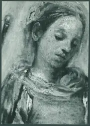 Serodine Giovanni - sec. XVII - Incoronazione di Maria Vergine e il velo della Veronica esposto tra san Pietro, san Paolo, san Giovanni Evangelista, sant'Antonio Abate, san Carlo Borromeo e san Sebastiano