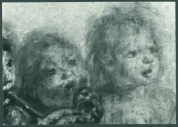 Serodine Giovanni - sec. XVII - Incoronazione di Maria Vergine e il velo della Veronica esposto tra san Pietro, san Paolo, san Giovanni Evangelista, sant'Antonio Abate, san Carlo Borromeo e san Sebastiano