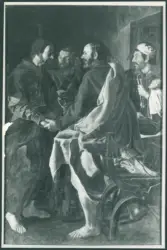 Serodine Giovanni - sec. XVII - Incontro di Cristo e i discepoli sulla via di Emmaus