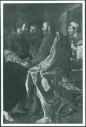 Serodine Giovanni - sec. XVII - Incontro di Cristo e i discepoli sulla via di Emmaus