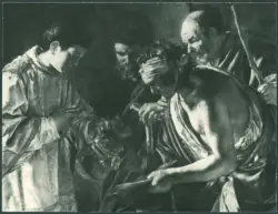 Serodine Giovanni - sec. XVII - Elemosina di san Lorenzo