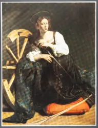 Merisi Michelangelo (Caravaggio) - sec. XVI - Santa Caterina d'Alessandria