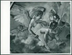 Serodine Giovanni - XVII - Immacolata Concezione con arcangeli, angeli, personaggi biblici, profeti e santi: arcangeli