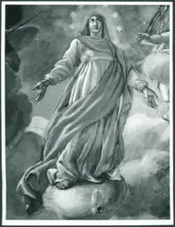 Serodine Giovanni - XVII - Immacolata Concezione con arcangeli, angeli, personaggi biblici, profeti e santi: Immacolata Concezione