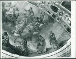 Serodine Giovanni - XVII - Immacolata Concezione con arcangeli, angeli, personaggi biblici, profeti e santi