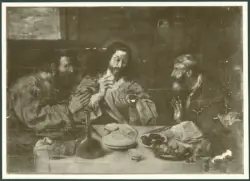 Serodine Giovanni (seguace) - sec. XVII - Cena in Emmaus