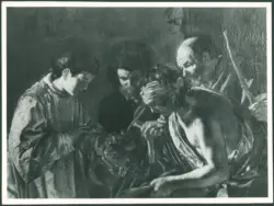 Serodine Giovanni - sec. XVII - Elemosina di san Lorenzo