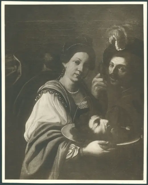 Galli Giovanni Antonio (Spadarino) - sec. XVII - Salomè con la testa di san Giovanni Battista