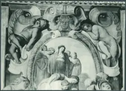 Galli Giovanni Antonio (Spadarino) (?) - sec. XVII - Scene bibliche: Mosè salvato dalle acque (particolare)
