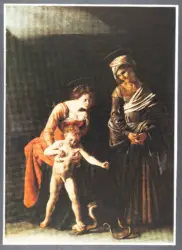 Madonna con Bambino che calpesta un serpente e sant'Anna