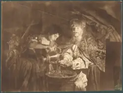 Stomer Matthias - sec. XVII - Pilato si lava le mani; Cristo portacroce