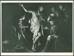 Stomer Matthias - sec. XVII - Saul fa evocare Samuele dalla pitonessa di Endor