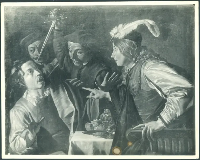 Stomer Matthias - sec. XVII - Banchetto in casa di Assalonne