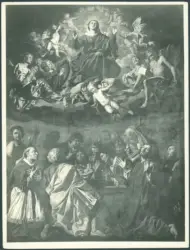 Stomer Matthias - sec. XVII - Assunzione della Madonna con san Sebastiano, san Carlo Borromeo e san Rocco