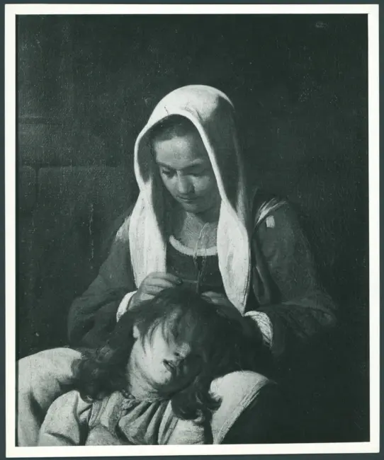Sweerts Michael - sec. XVII - Donna che spulcia un bambino