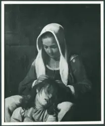 Sweerts Michael - sec. XVII - Donna che spulcia un bambino