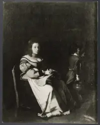Sweerts Michael - sec. XVII - Giovane donna che ricama