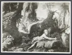 D'Enrico Antonio (Tanzio da Varallo) - sec. XVII - San Benedetto si getta nudo nel cespuglio di rovi