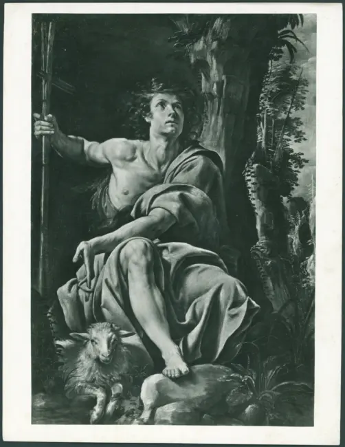D'Enrico Antonio (Tanzio da Varallo) - sec. XVII - San Giovanni Battista con l'agnello