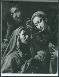 D'Enrico Antonio (Tanzio da Varallo) - sec. XVII - Visitazione