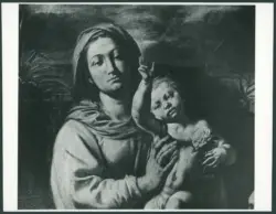 D'Enrico Antonio (Tanzio da Varallo) - sec. XVII - Madonna con Bambino e i santi Carlo Borromeo e Francesco d'Assisi