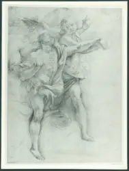 D'Enrico Antonio (Tanzio da Varallo) - sec. XVII - Studio di angelo e santo