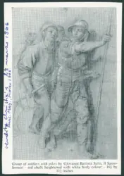 D'Enrico Antonio (Tanzio da Varallo) - sec. XVII - Studio di soldati