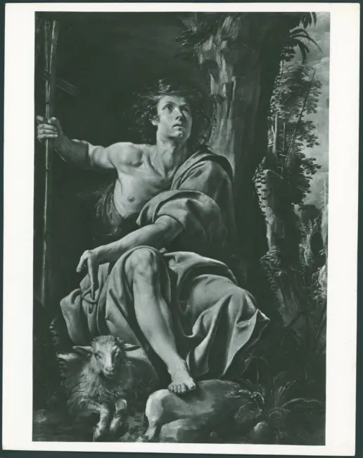 D'Enrico Antonio (Tanzio da Varallo) - sec. XVII - San Giovanni Battista con l'agnello